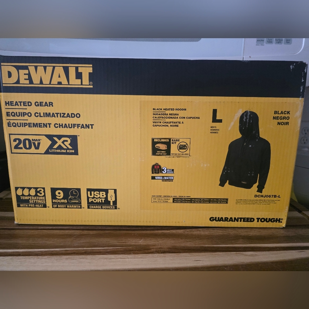 NIB Dewalt Heated Hoodie